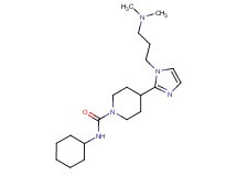 N-cyclohexyl-4-{1-[3-(dimethylamino)propyl]-1H-imidazol-2-yl}-1-piperidinecarboxamide
