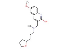 6-methoxy-3-({methyl[3-(tetrahydro-2-furanyl)propyl]amino}methyl)-2-quinolinol