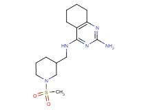 N~4~-{[1-(methylsulfonyl)piperidin-3-yl]methyl}-5,6,7,8-tetrahydroquinazoline-2,4-diamine