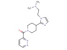 N,N-dimethyl-2-{2-[1-(3-pyridazinylcarbonyl)-4-piperidinyl]-1H-imidazol-1-yl}ethanamine