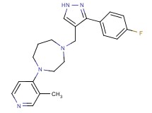 1-{[3-(4-fluorophenyl)-1H-pyrazol-4-yl]methyl}-4-(3-methylpyridin-4-yl)-1,4-diazepane