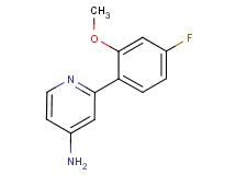 2-(4-fluoro-2-methoxyphenyl)pyridin-4-amine