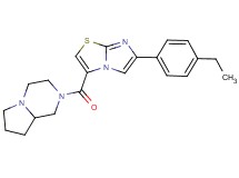 2-{[6-(4-ethylphenyl)imidazo[2,1-b][1,3]thiazol-3-yl]carbonyl}octahydropyrrolo[1,2-a]pyrazine