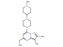 5-ethyl-2,3-dimethyl-7-[4-(1-methylpiperidin-4-yl)piperazin-1-yl]pyrazolo[1,5-a]pyrimidine