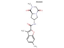 3,6-dimethyl-N-[(7R,8aS)-2-methyl-1,4-dioxooctahydropyrrolo[1,2-a]pyrazin-7-yl]-1-benzofuran-2-carboxamide