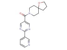 8-{[2-(3-pyridinyl)-5-pyrimidinyl]carbonyl}-1-oxa-8-azaspiro[4.5]decane