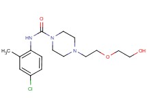 N-(4-chloro-2-methylphenyl)-4-[2-(2-hydroxyethoxy)ethyl]piperazine-1-carboxamide