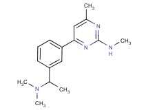4-{3-[1-(dimethylamino)ethyl]phenyl}-N,6-dimethylpyrimidin-2-amine