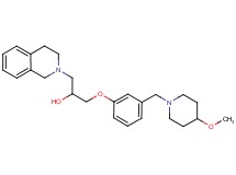 1-(3,4-dihydro-2(1H)-isoquinolinyl)-3-{3-[(4-methoxy-1-piperidinyl)methyl]phenoxy}-2-propanol