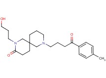2-(3-hydroxypropyl)-8-[4-(4-methylphenyl)-4-oxobutyl]-2,8-diazaspiro[5.5]undecan-3-one