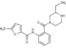 N-{2-[(3-ethylpiperazin-1-yl)carbonyl]phenyl}-5-methyl-2-furamide