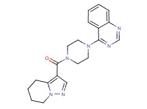 4-[4-(4,5,6,7-tetrahydropyrazolo[1,5-a]pyridin-3-ylcarbonyl)-1-piperazinyl]quinazoline