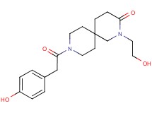 2-(2-hydroxyethyl)-9-[(4-hydroxyphenyl)acetyl]-2,9-diazaspiro[5.5]undecan-3-one