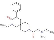 2-ethyl-9-(N-ethyl-N-methylglycyl)-4-phenyl-2,9-diazaspiro[5.5]undecan-3-one