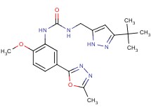N-[(3-tert-butyl-1H-pyrazol-5-yl)methyl]-N'-[2-methoxy-5-(5-methyl-1,3,4-oxadiazol-2-yl)phenyl]urea