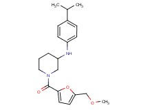 N-(4-isopropylphenyl)-1-[5-(methoxymethyl)-2-furoyl]-3-piperidinamine