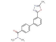 N,N-dimethyl-3'-(5-methyl-1,3,4-oxadiazol-2-yl)biphenyl-4-carboxamide