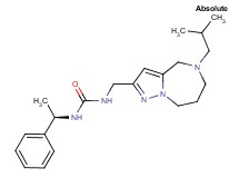 N-[(5-isobutyl-5,6,7,8-tetrahydro-4H-pyrazolo[1,5-a][1,4]diazepin-2-yl)methyl]-N'-[(1R)-1-phenylethyl]urea