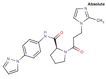 1-[3-(2-methyl-1H-imidazol-1-yl)propanoyl]-N-[4-(1H-pyrazol-1-yl)phenyl]-L-prolinamide