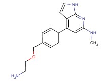 4-{4-[(2-aminoethoxy)methyl]phenyl}-N-methyl-1H-pyrrolo[2,3-b]pyridin-6-amine