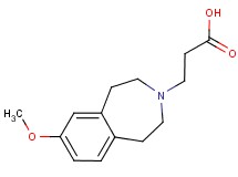 3-(7-methoxy-1,2,4,5-tetrahydro-3H-3-benzazepin-3-yl)propanoic acid