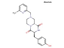 (3S,9aR)-3-(4-hydroxybenzyl)-8-[(6-methyl-2-pyridinyl)methyl]tetrahydro-2H-pyrazino[1,2-a]pyrazine-1,4(3H,6H)-dione