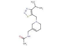 N-({1-[(4-isopropyl-1,2,3-thiadiazol-5-yl)methyl]-1,2,5,6-tetrahydropyridin-3-yl}methyl)acetamide