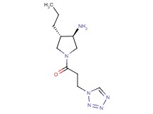 (3R*,4S*)-4-propyl-1-[3-(1H-tetrazol-1-yl)propanoyl]-3-pyrrolidinamine