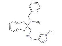 N-benzyl-N-methyl-2-({[(1-methyl-1H-pyrazol-4-yl)methyl]amino}methyl)-2-indanamine