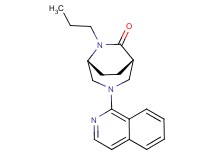 (1S*,5R*)-3-(1-isoquinolinyl)-6-propyl-3,6-diazabicyclo[3.2.2]nonan-7-one