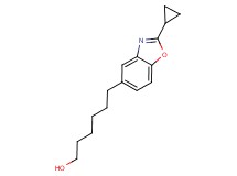 6-(2-cyclopropyl-1,3-benzoxazol-5-yl)hexan-1-ol