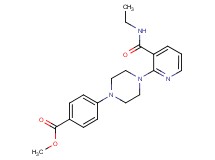 methyl 4-(4-{3-[(ethylamino)carbonyl]-2-pyridinyl}-1-piperazinyl)benzoate