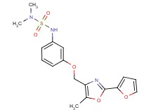 N'-(3-{[2-(2-furyl)-5-methyl-1,3-oxazol-4-yl]methoxy}phenyl)-N,N-dimethylsulfamide