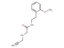 N-[2-(2-methoxyphenyl)ethyl]-2-(prop-2-yn-1-ylamino)acetamide