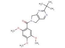 2-tert-butyl-6-(2,4,5-trimethoxybenzoyl)-6,7-dihydro-5H-pyrrolo[3,4-d]pyrimidine