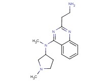 2-(2-aminoethyl)-N-methyl-N-(1-methyl-3-pyrrolidinyl)-4-quinazolinamine dihydrochloride