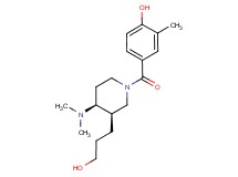 4-{[(3R*,4S*)-4-(dimethylamino)-3-(3-hydroxypropyl)piperidin-1-yl]carbonyl}-2-methylphenol
