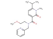 6-isopropyl-N-(2-methoxyethyl)-1-methyl-2-oxo-N-(pyridin-2-ylmethyl)-1,2-dihydropyridine-3-carboxamide