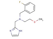 (2-fluorobenzyl)(1H-imidazol-2-ylmethyl)(2-methoxyethyl)amine