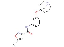 N-[3-(1-azabicyclo[3.2.1]oct-5-yloxy)phenyl]-5-methylisoxazole-3-carboxamide