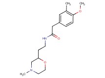 2-(4-methoxy-3-methylphenyl)-N-[2-(4-methylmorpholin-2-yl)ethyl]acetamide