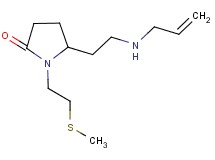5-[2-(allylamino)ethyl]-1-[2-(methylthio)ethyl]-2-pyrrolidinone