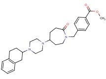 methyl 4-({2-oxo-5-[4-(1,2,3,4-tetrahydro-2-naphthalenyl)-1-piperazinyl]-1-azepanyl}methyl)benzoate