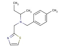 N-(4-methylbenzyl)-N-(1,3-thiazol-2-ylmethyl)butan-2-amine