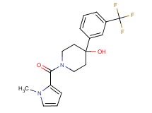 1-[(1-methyl-1H-pyrrol-2-yl)carbonyl]-4-[3-(trifluoromethyl)phenyl]-4-piperidinol