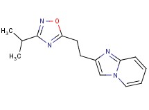 2-[2-(3-isopropyl-1,2,4-oxadiazol-5-yl)ethyl]imidazo[1,2-a]pyridine trifluoroacetate