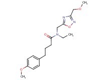 N-ethyl-N-{[3-(methoxymethyl)-1,2,4-oxadiazol-5-yl]methyl}-4-(4-methoxyphenyl)butanamide