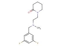 1-{2-[(3,5-difluorobenzyl)(methyl)amino]ethyl}piperidin-2-one
