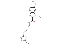 6-methoxy-1-methyl-N-{3-[(5-methyl-1,3,4-thiadiazol-2-yl)thio]propyl}-1H-indole-2-carboxamide