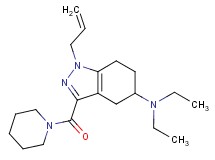 1-allyl-N,N-diethyl-3-(1-piperidinylcarbonyl)-4,5,6,7-tetrahydro-1H-indazol-5-amine